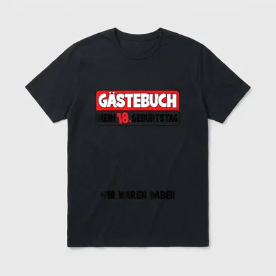 18. Geburtstag 18 Jahre T-Shirt – Klassisches T-Shirt in Schwarz