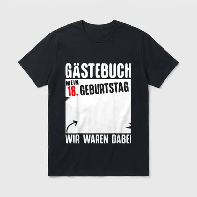 18. Geburtstag Junge Lustiges T-Shirt – Klassisches T-Shirt in Schwarz