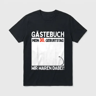 T-Shirt Sprüche zum 30 Geburtstag lustig – Klassisches T-Shirt in Schwarz