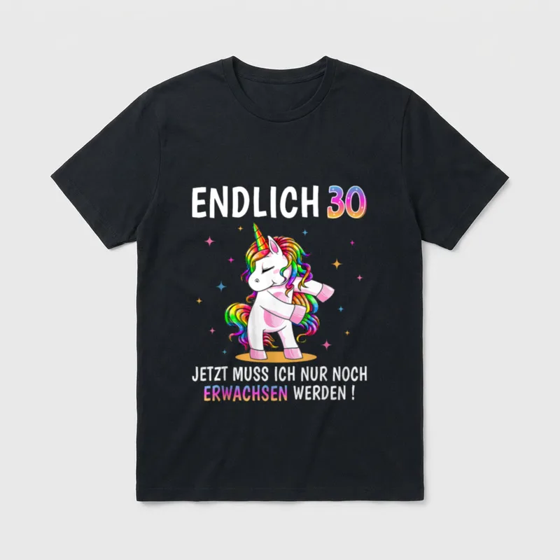 30 Geburtstag Frau Frauen Party T-Shirt – Klassisches T-Shirt in Schwarz