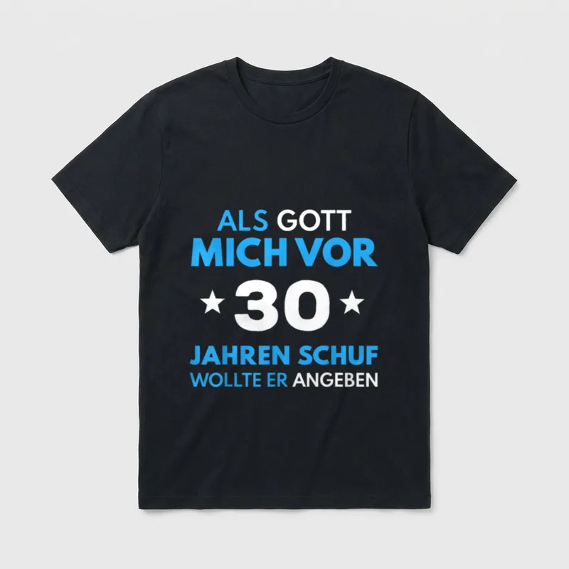 ironische Alterswitze zum Geburtstag T-Shirt – Klassisches T-Shirt in Schwarz
