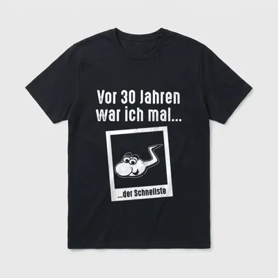 Vor Jahren war 30. Geburtstag T-Shirt – Klassisches T-Shirt in Schwarz