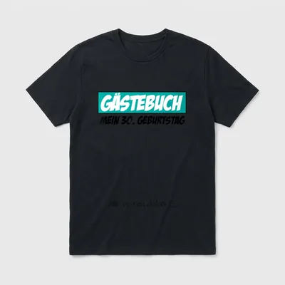 30. Geburtstag Mann Frau T-Shirt 0073 – Gästebuch, Mein 30. Geburtstag, Wir waren dabei – Klassisches T-Shirt in Schwarz