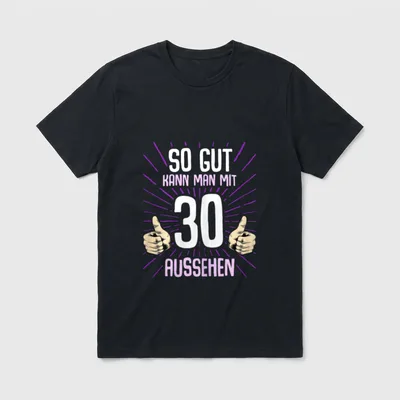So Gut T-Shirt – Klassisches T-Shirt in Schwarz