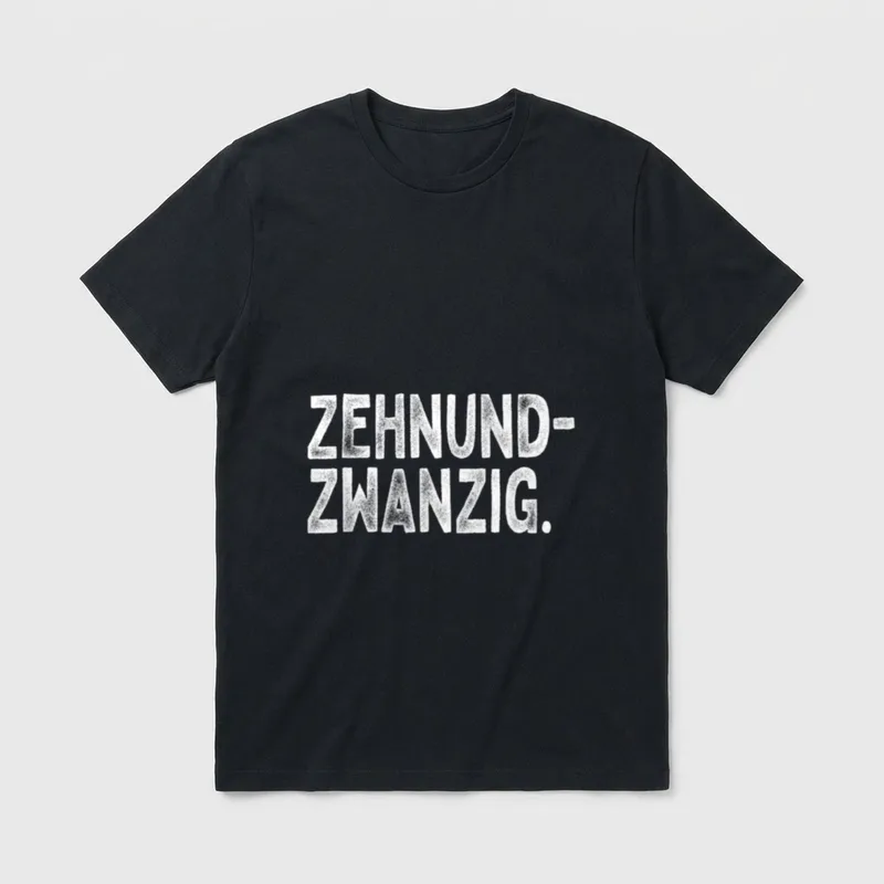 Zehnundzwanzig Dreißig Spruch Für 30. T-Shirt – Klassisches T-Shirt in Schwarz