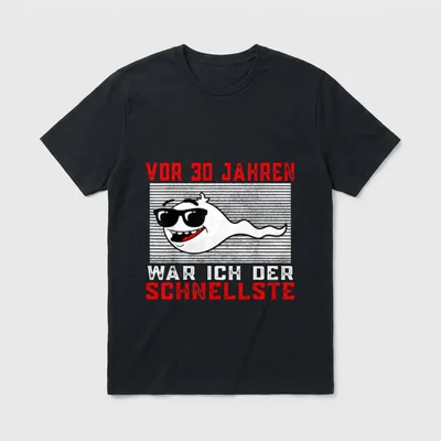 Vor 30 Jahren war T-Shirt – Klassisches T-Shirt in Schwarz
