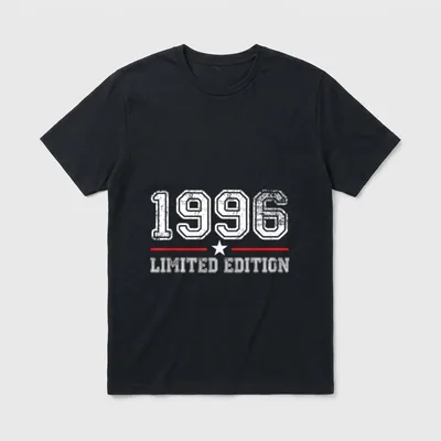 Limited Edition Geburtstags T-Shirt – Klassisches T-Shirt in Schwarz