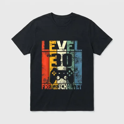 Level 30 Geburtstag Männer T-Shirt – Klassisches T-Shirt in Schwarz
