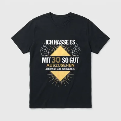 30. Geburtstag Mann lustiger T-Shirt – Klassisches T-Shirt in Schwarz