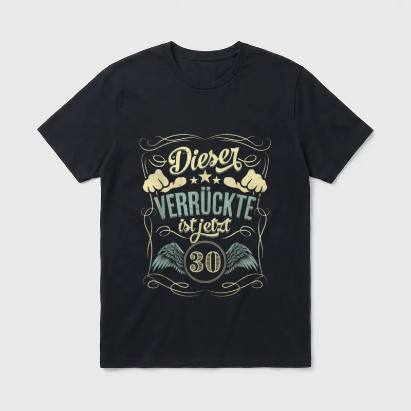 Dieser Verrückte ist jetzt T-Shirt – Klassisches T-Shirt in Schwarz