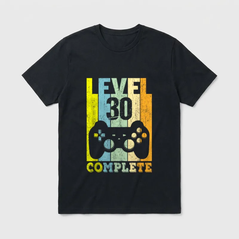 30. Geburtstag Mann Frau T-Shirt 0140 – Klassisches T-Shirt in Schwarz