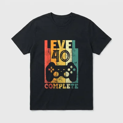 Lustiges T-Shirt zum 40 Geburtstag – Klassisches T-Shirt in Schwarz