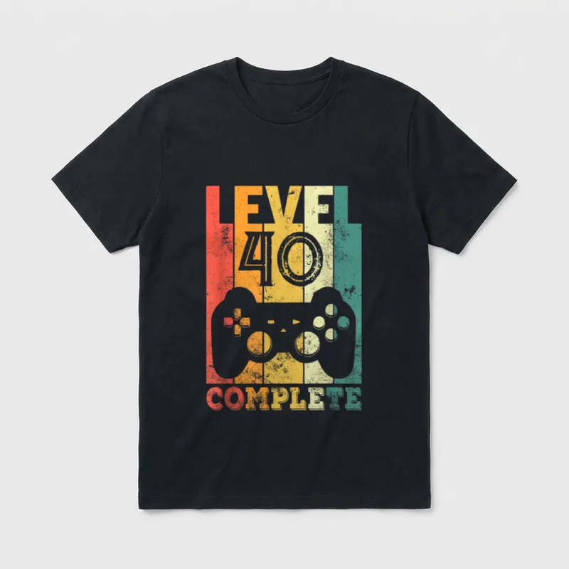 Lustiges T-Shirt zum 40 Geburtstag – Klassisches T-Shirt in Schwarz