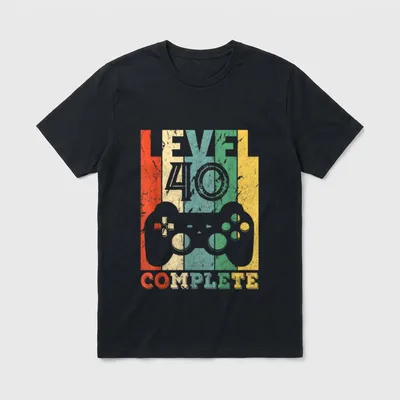 T-Shirt Spruch zum 40 Geburtstag lustig – Klassisches T-Shirt in Schwarz