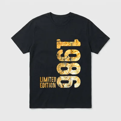 Limited Edition 40. Geburtstag T-Shirt – Klassisches T-Shirt in Schwarz