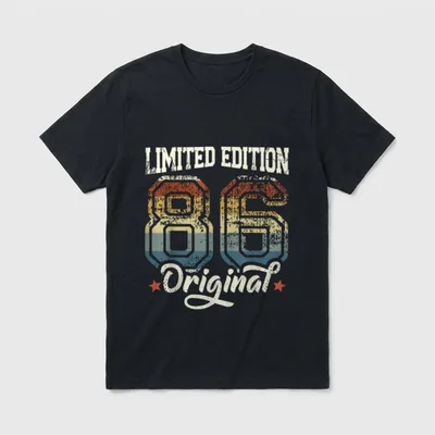 Limited Edition Original T-Shirt – Klassisches T-Shirt in Schwarz