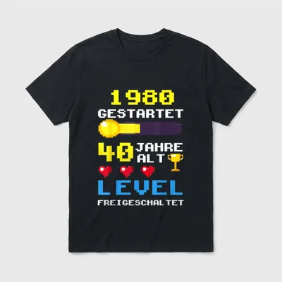40 Geburtstag Lustige Geschenke T-Shirt – Klassisches T-Shirt in Schwarz