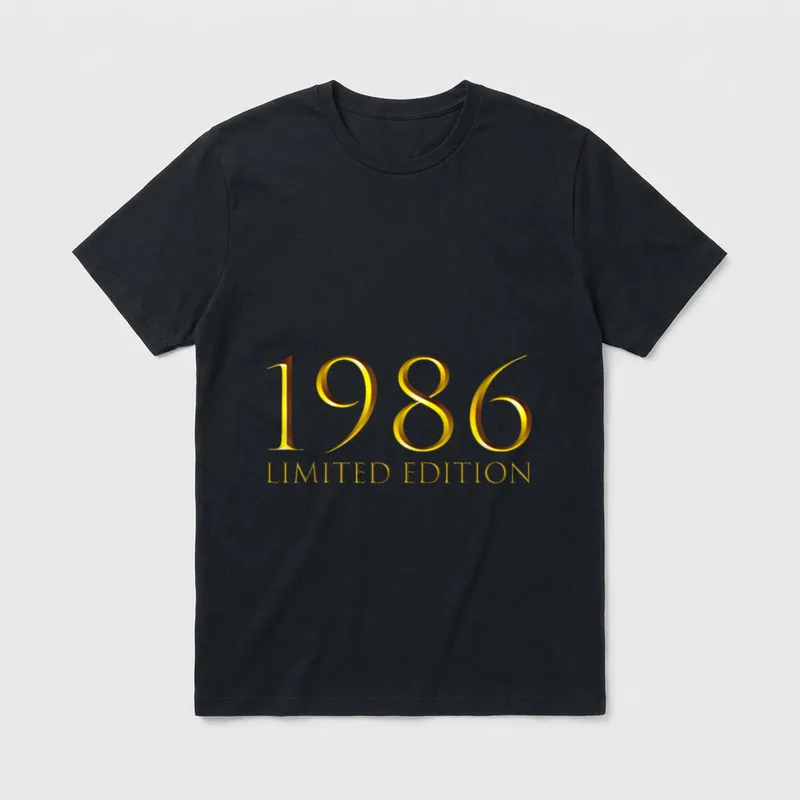 40. Geburtstag Mann Frau T-Shirt 0064 – Klassisches T-Shirt in Schwarz