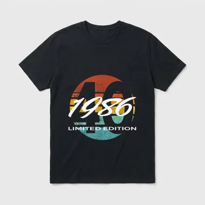 40. Geburtstag Mann Frau T-Shirt 0071 – Klassisches T-Shirt in Schwarz