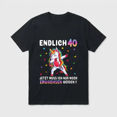 40 Geburtstag Frau Party T-Shirt – Klassisches T-Shirt in Schwarz