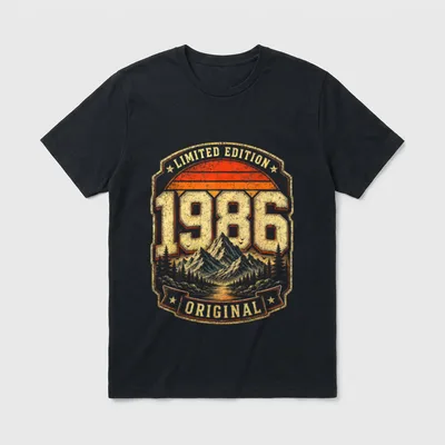 40. Geburtstag Mann Frau T-Shirt 0096 – Klassisches T-Shirt in Schwarz