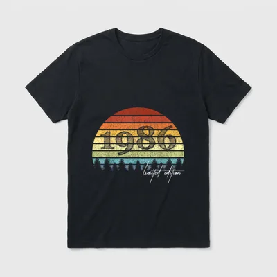 40. Geburtstag Mann Frau T-Shirt 0111 – Klassisches T-Shirt in Schwarz