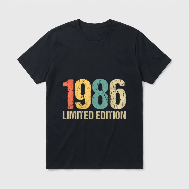 40. Geburtstag Mann Frau T-Shirt 0115 – Klassisches T-Shirt in Schwarz