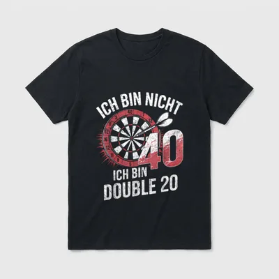 40. Geburtstag Mann Spruch T-Shirt – Klassisches T-Shirt in Schwarz