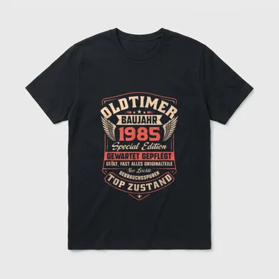 40. Geburtstag 40 Jahre 1985 T-Shirt – Klassisches T-Shirt in Schwarz