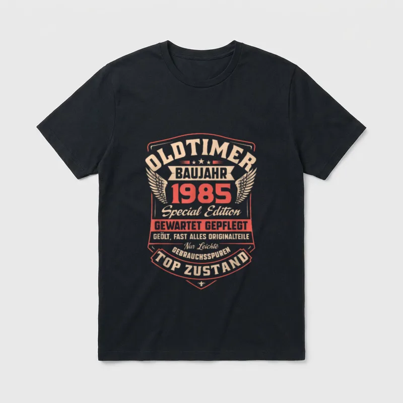 40. Geburtstag 40 Jahre 1985 T-Shirt – Klassisches T-Shirt in Schwarz