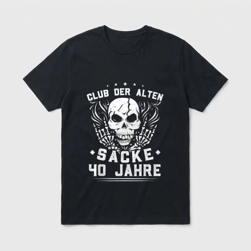 Club der alten Säcke lustiges T-Shirt – Klassisches T-Shirt in Schwarz