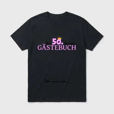 Geburtstag Gäste Erinnerung T-Shirt – Klassisches T-Shirt in Schwarz