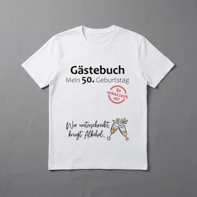 Es eskaliert eh Geburtstag T-Shirt – Klassisches T-Shirt in Schwarz