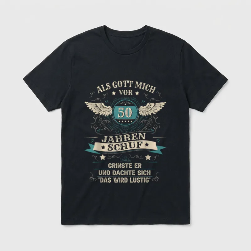 Jubiläum Witz Geschenk T-Shirt – Klassisches T-Shirt in Schwarz
