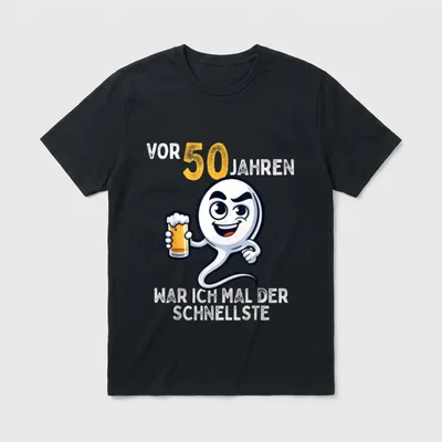 Vor Jahren War 50. Geburtstag T-Shirt – Klassisches T-Shirt in Schwarz