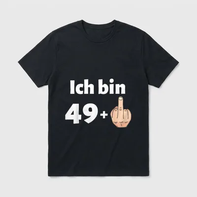 Ich bin 50. Geburtstag T-Shirt – Klassisches T-Shirt in Schwarz