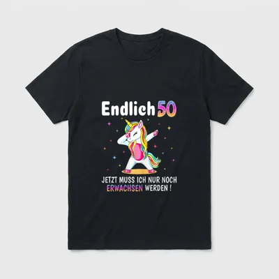 50 Geburtstag Frau Frauen Party T-Shirt – Klassisches T-Shirt in Schwarz
