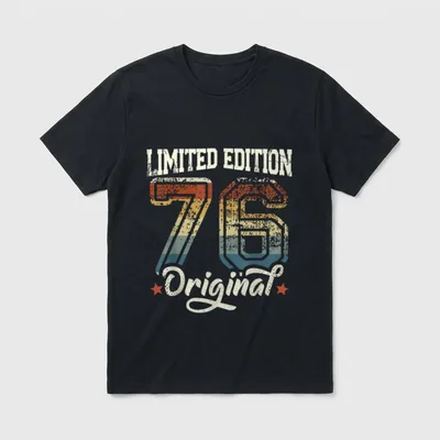 50. Geburtstag Mann Frau T-Shirt 0068 – Klassisches T-Shirt in Schwarz