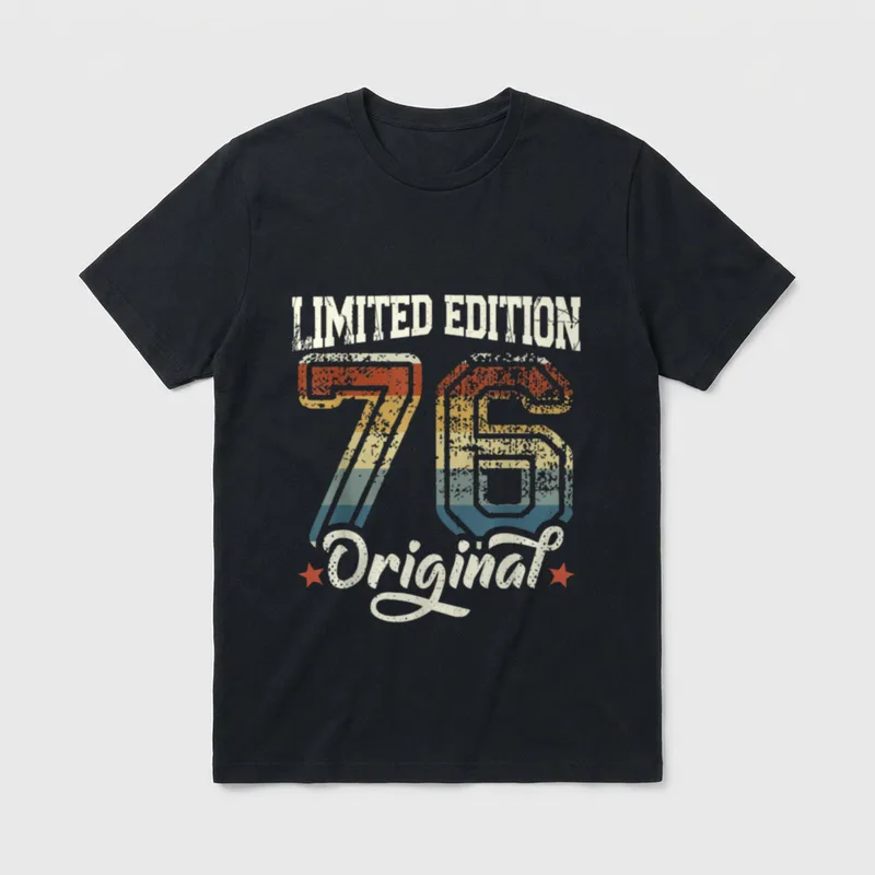 50. Geburtstag Mann Frau T-Shirt 0068 – Klassisches T-Shirt in Schwarz