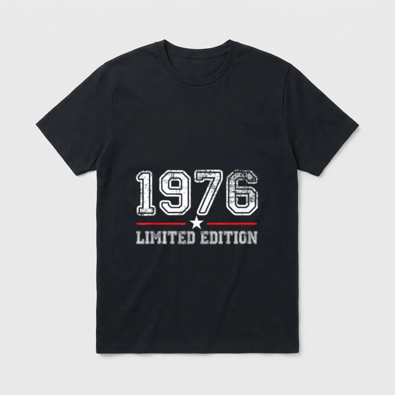 50. Geburtstag Mann Frau T-Shirt 0078 – Klassisches T-Shirt in Schwarz