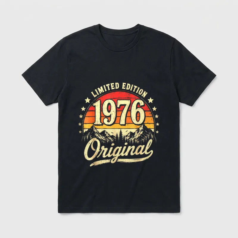 50. Geburtstag Mann Frau T-Shirt 0081 – Klassisches T-Shirt in Schwarz