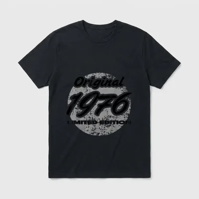 Original Jahrgang T-Shirt – Klassisches T-Shirt in Schwarz