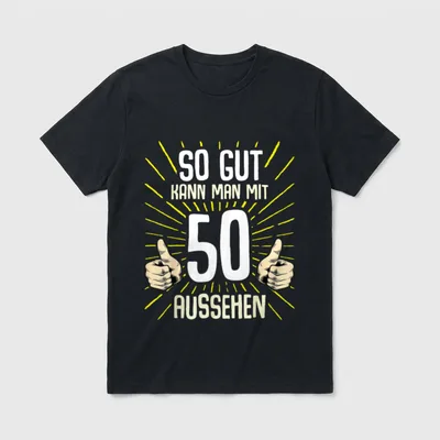 So Gut Kann Man 50. Geburtstag T-Shirt – Klassisches T-Shirt in Schwarz