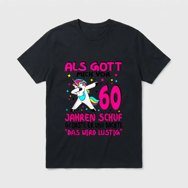 Geburtstag Spruch für Frauen T-Shirt – Klassisches T-Shirt in Schwarz