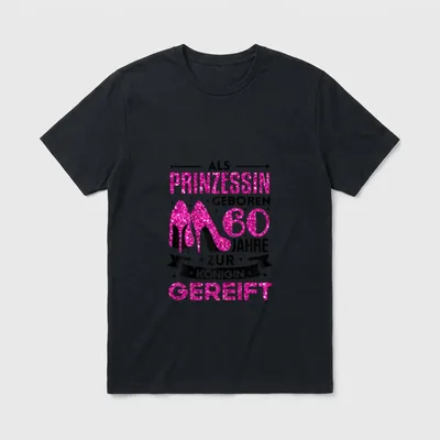 60. Geburtstag Frau Frauen Party T-Shirt – Klassisches T-Shirt in Schwarz