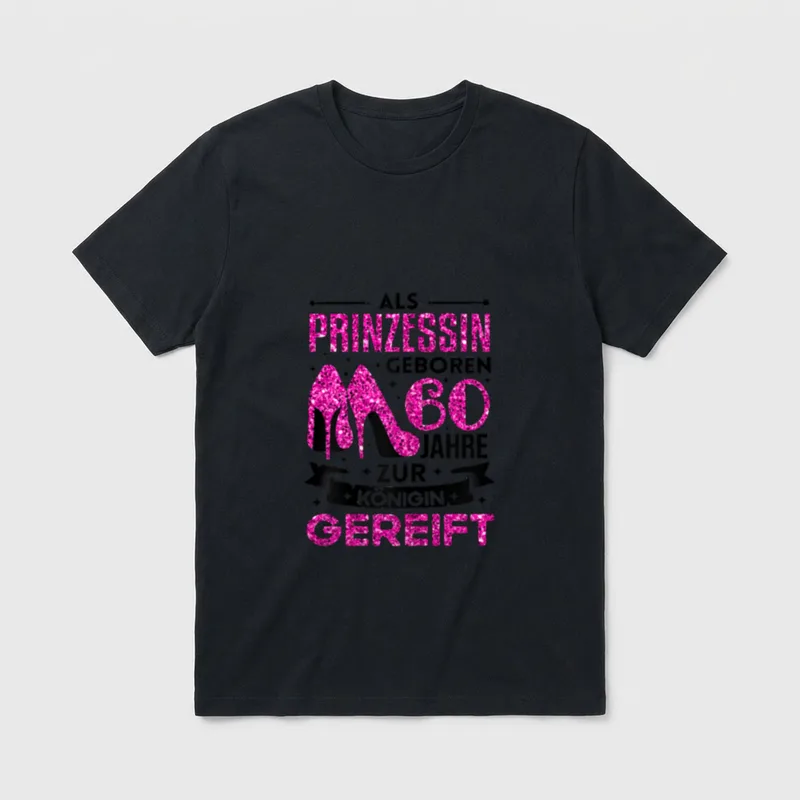 60. Geburtstag Frau Frauen Party T-Shirt – Klassisches T-Shirt in Schwarz