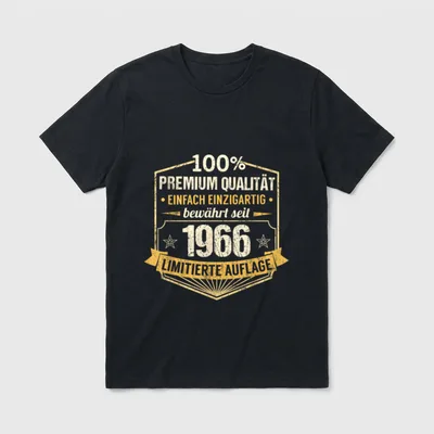 Qualität Einfach Einzigartig bewährt T-Shirt – Klassisches T-Shirt in Schwarz