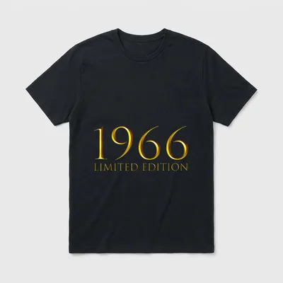 60. Geburtstag Mann Frau T-Shirt 0066 – Klassisches T-Shirt in Schwarz