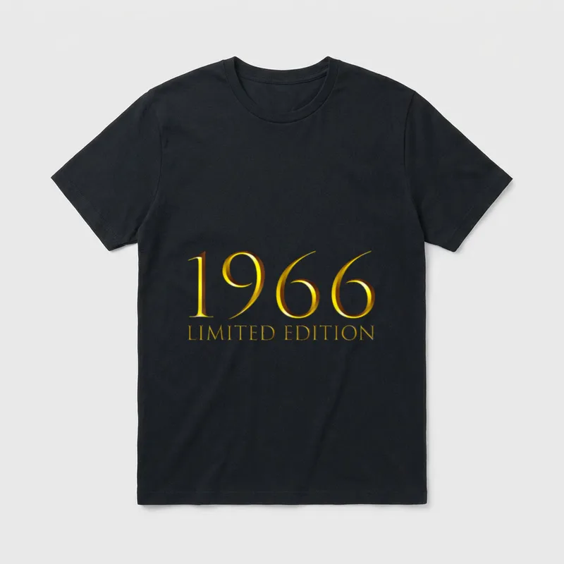 60. Geburtstag Mann Frau T-Shirt 0066 – Klassisches T-Shirt in Schwarz