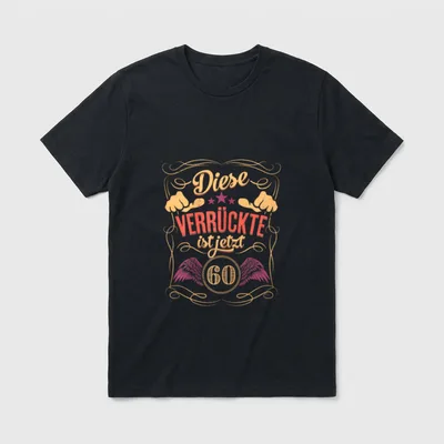60. Geburtstag Lustiger Spruch T-Shirt – Klassisches T-Shirt in Schwarz